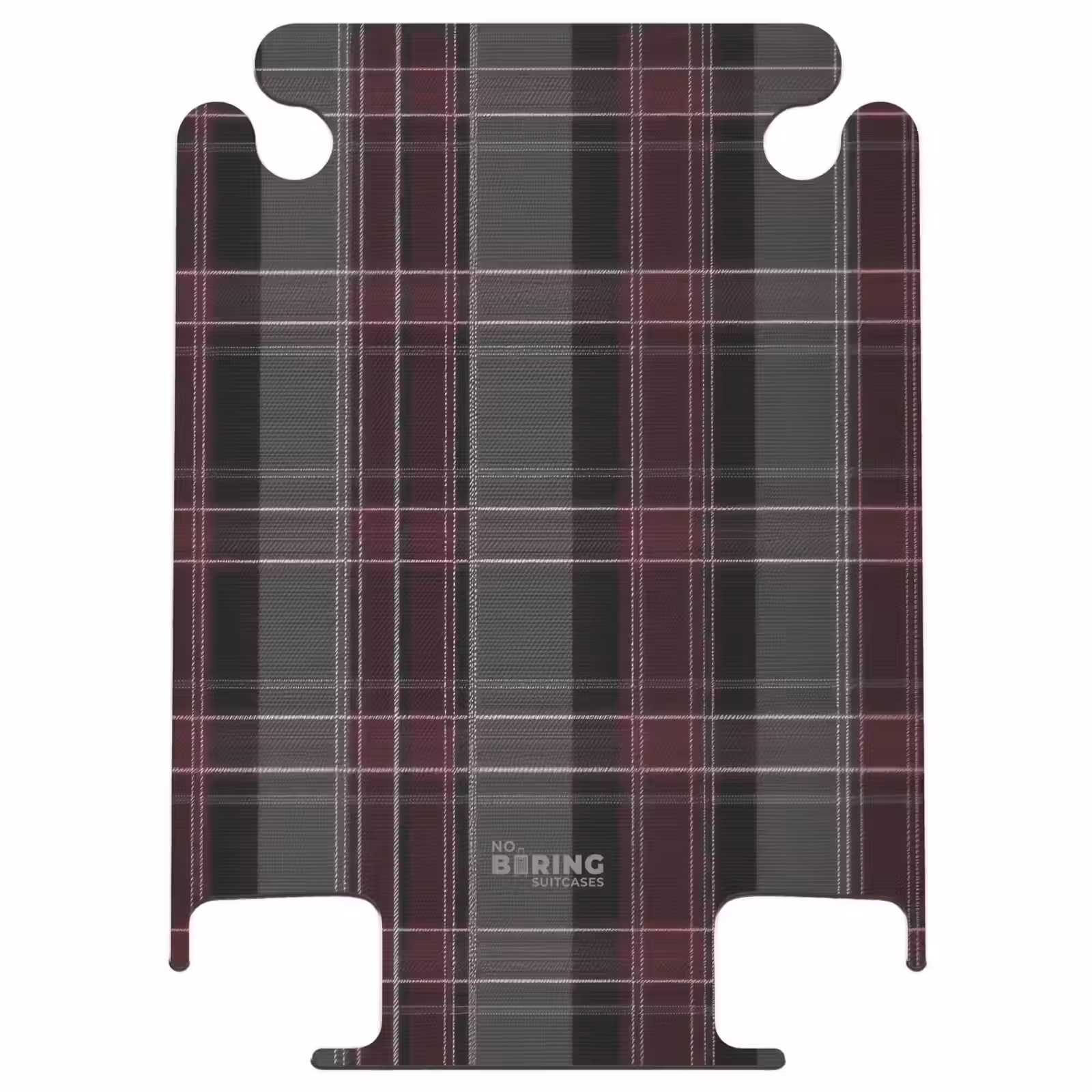 CaseSwap™ - Motif à carreaux classique en gris et rouge — 1