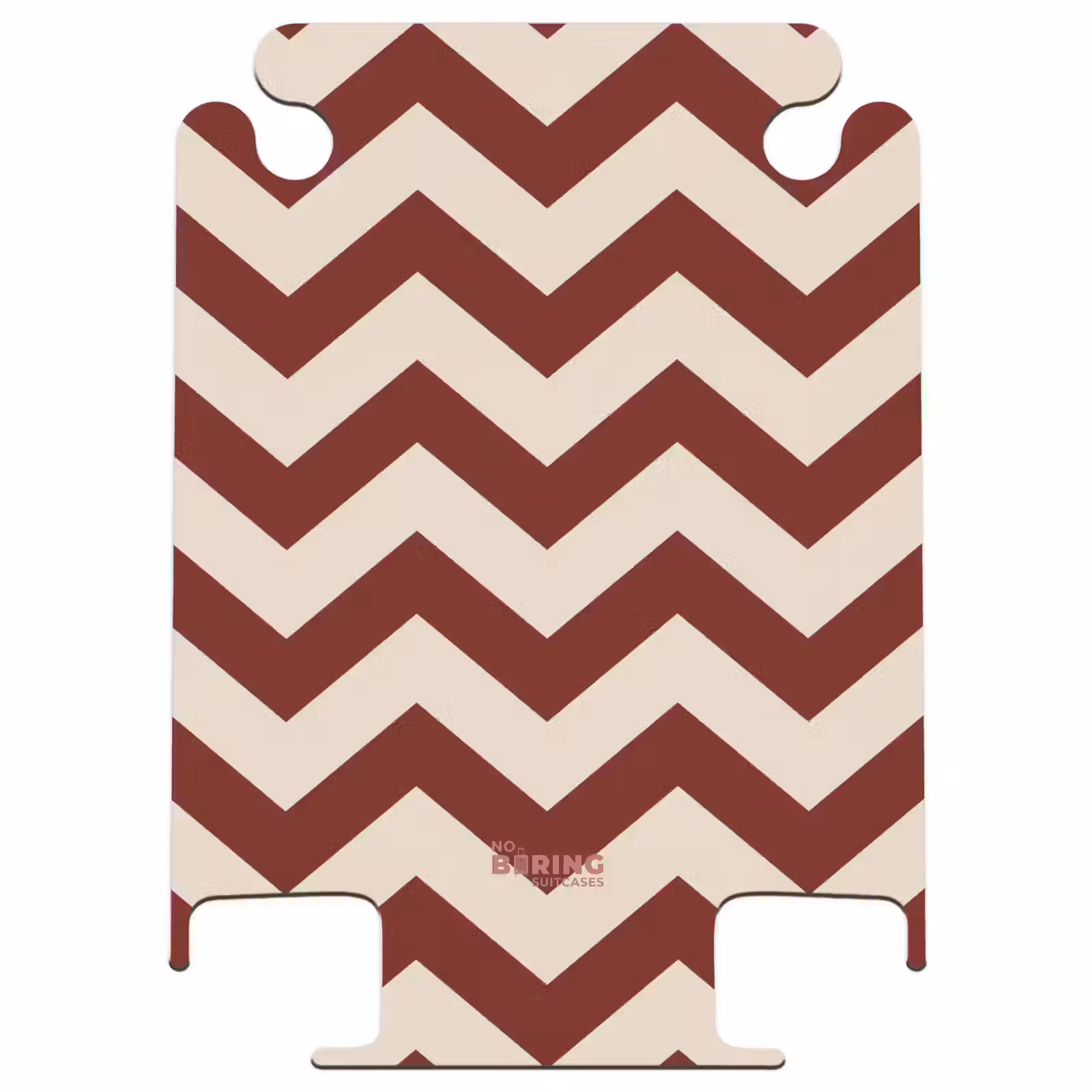 CaseSwap™ - Motif zigzag en rouge et crème — 1