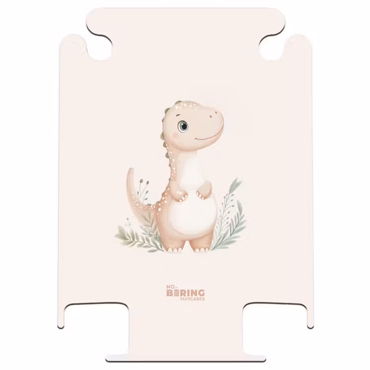 CaseSwap - Dinosaure beige avec des feuilles vertes — 1