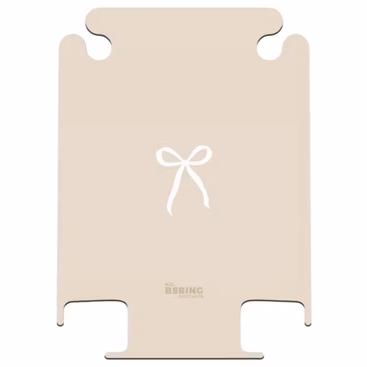 CaseSwap™ - Noeud blanc sur fond beige — 1