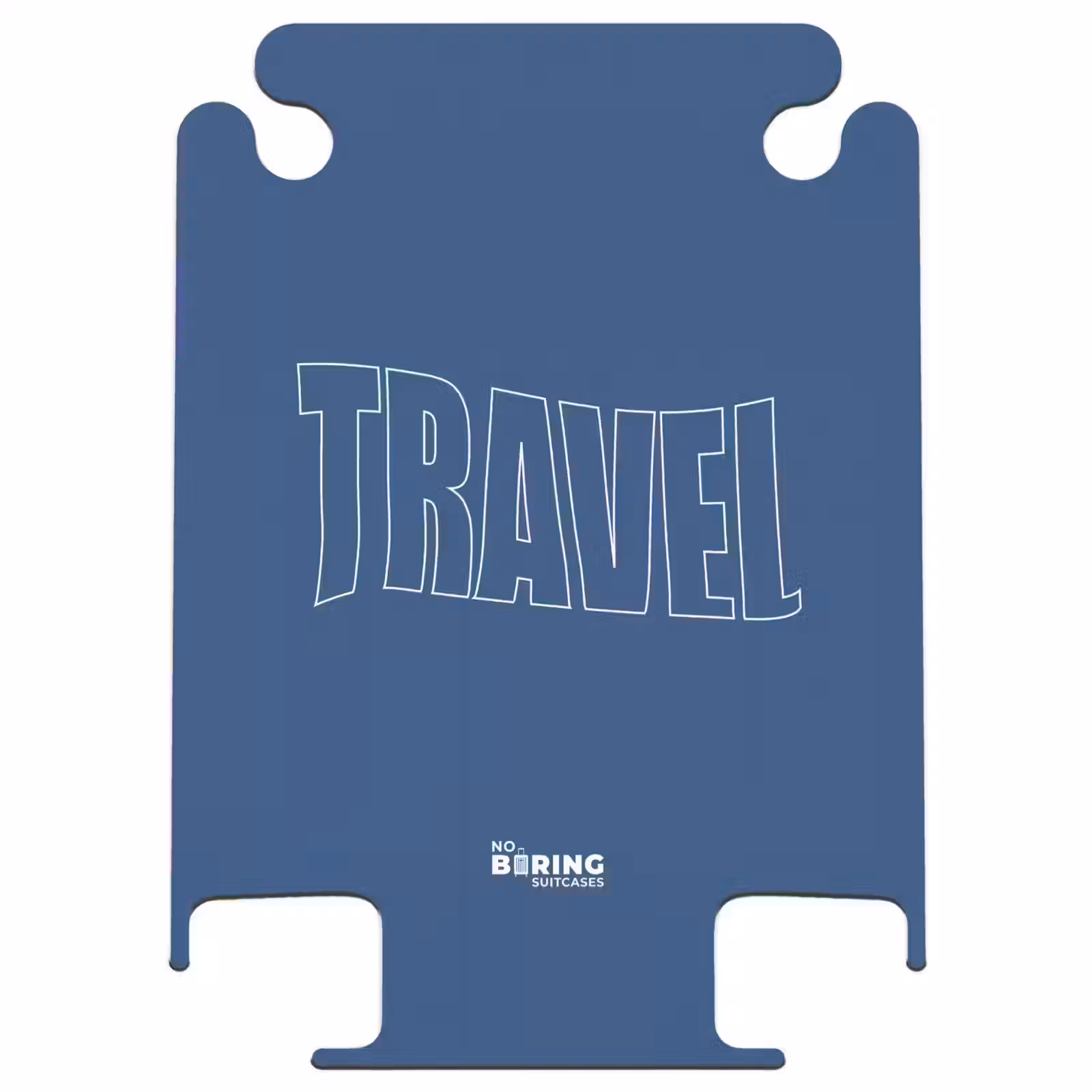 CaseSwap - Fond bleu avec texte en gros caractères Voyage — 1