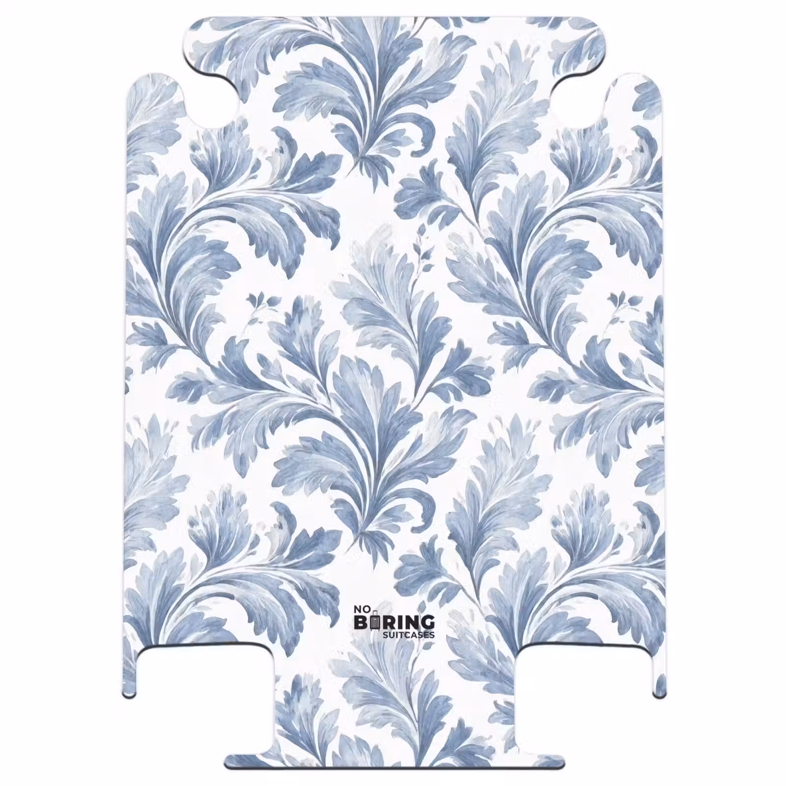 CaseSwap - Motif baroque de feuilles bleues — 1