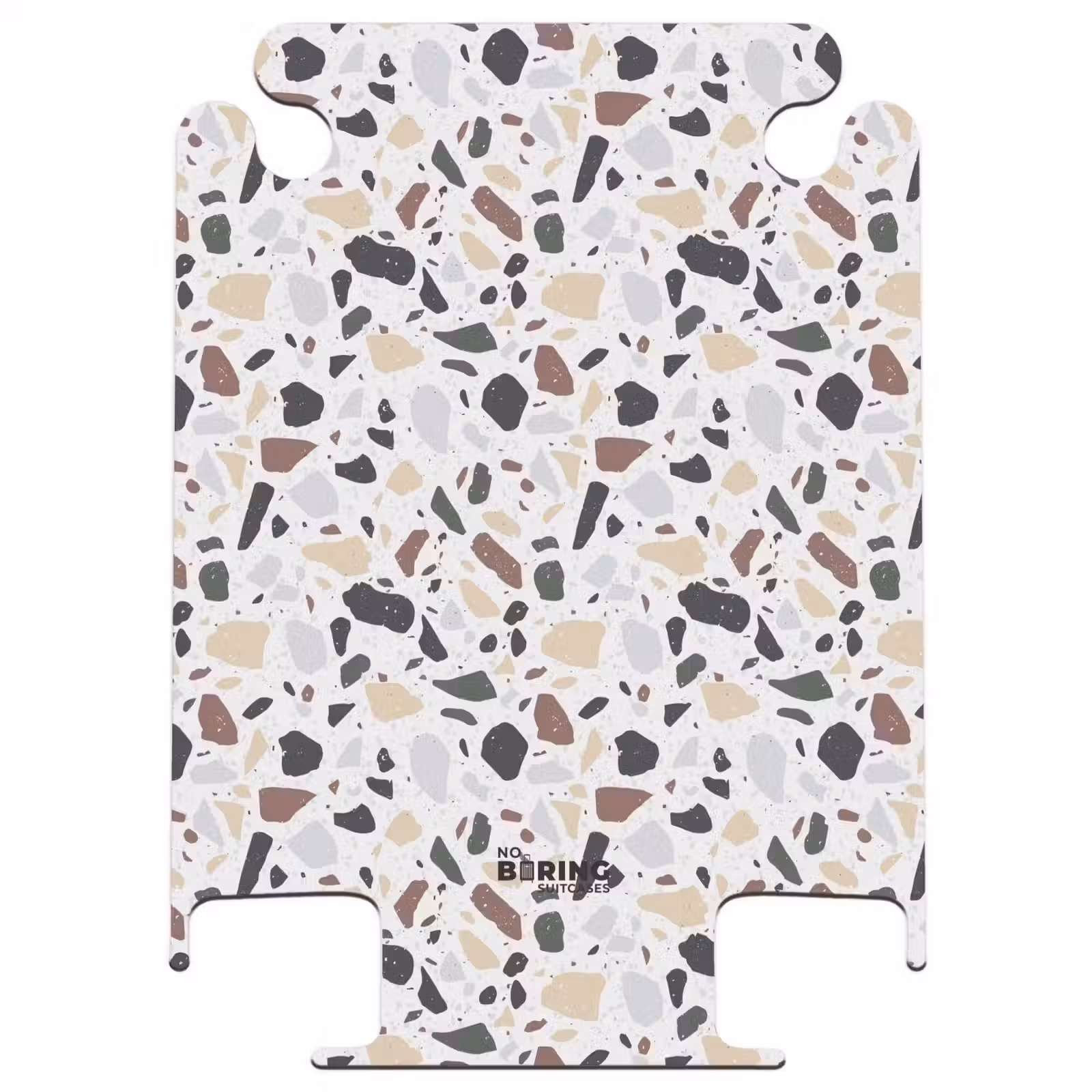 CaseSwap™ - Motif de couleur naturelle Terrazzo — 1