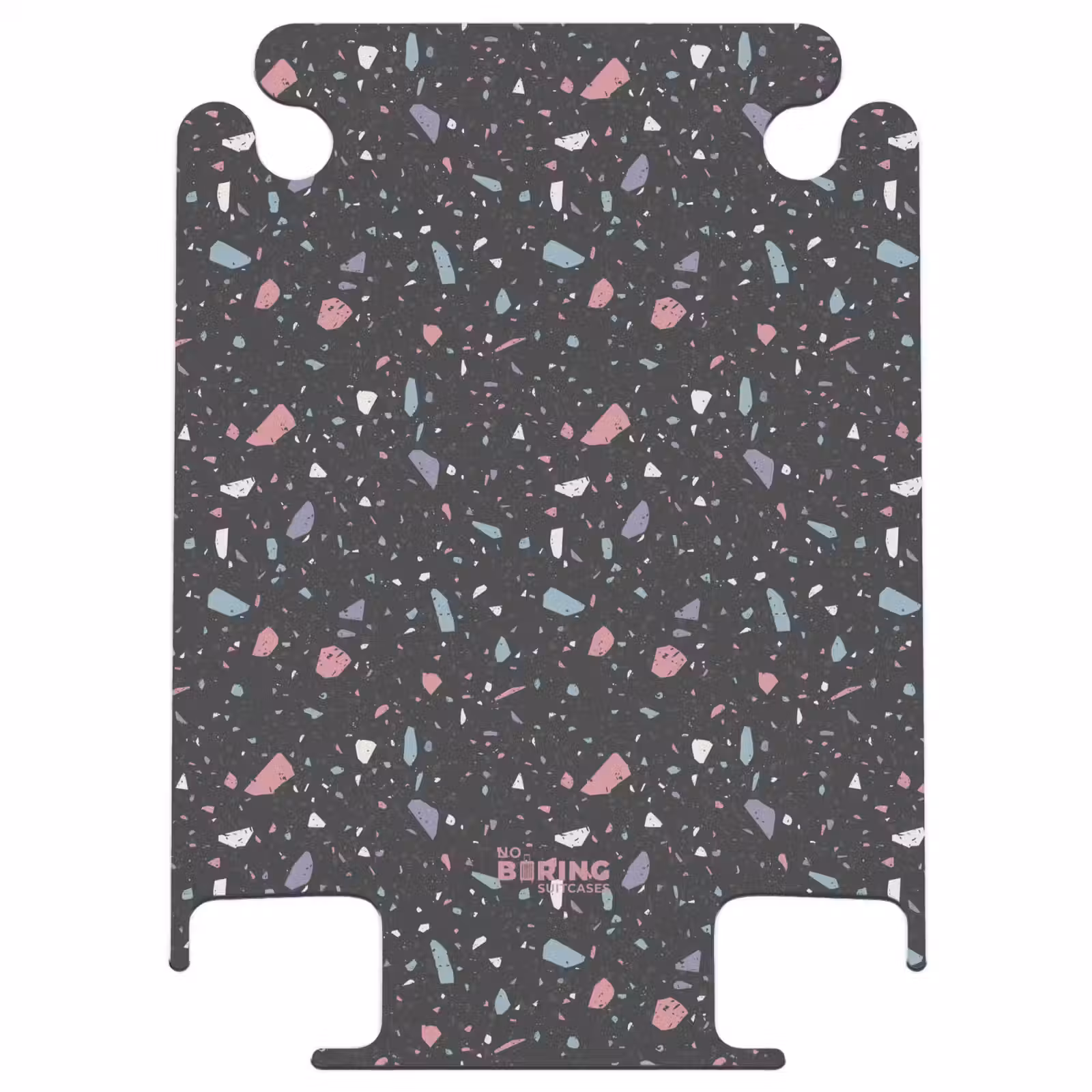 CaseSwap - Motif terrazzo noir et pastel — 1