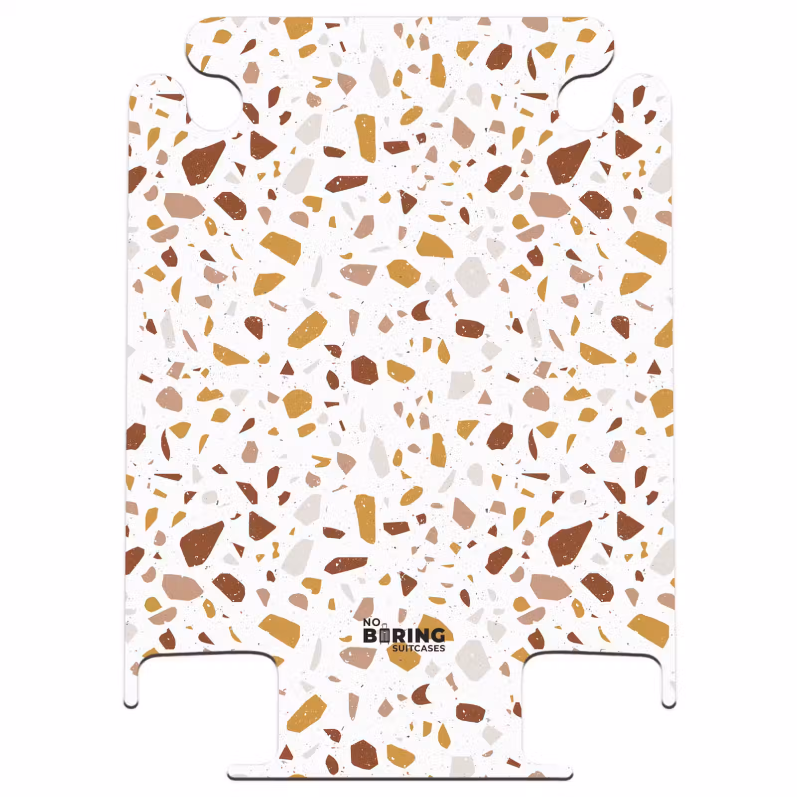 CaseSwap™ - Motif Terrazzo ocre et rouille multicolore — 1