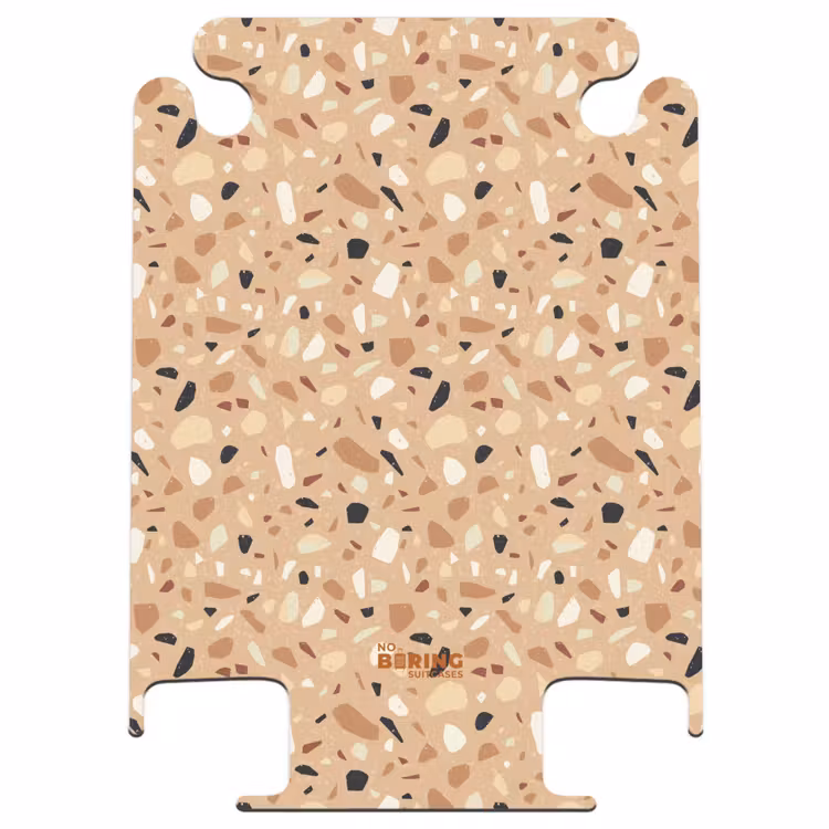 CaseSwap™ - Motif terrazzo brun coloré — 1