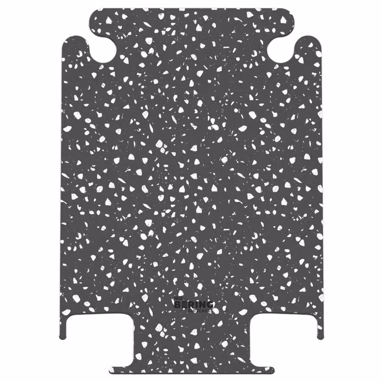 CaseSwap - Motif terrazzo noir et blanc — 1