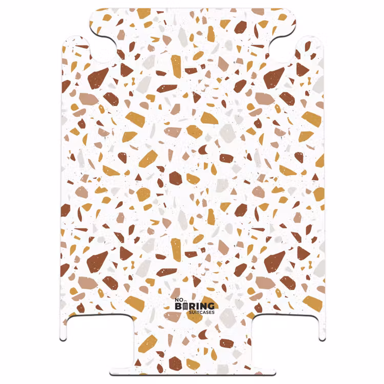 CaseSwap™ - Motif Terrazzo ocre et rouille multicolore — 1