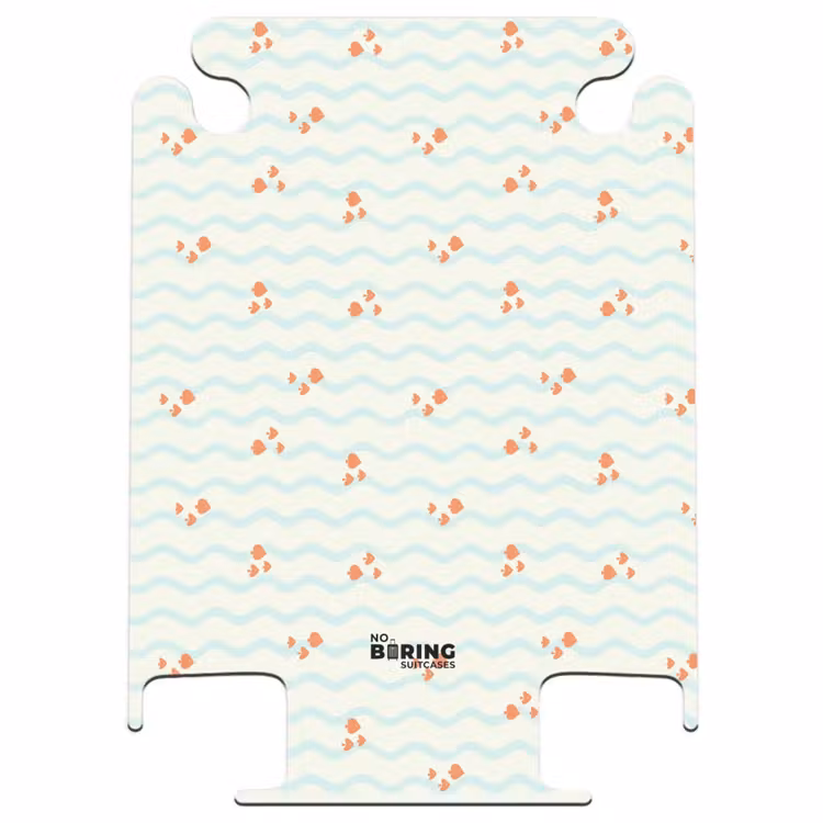 CaseSwap - Mer avec motif de poisson orange bleu — 1