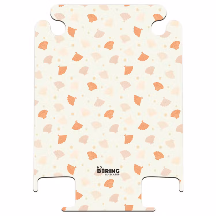 CaseSwap - Motif de coquillages orange — 1