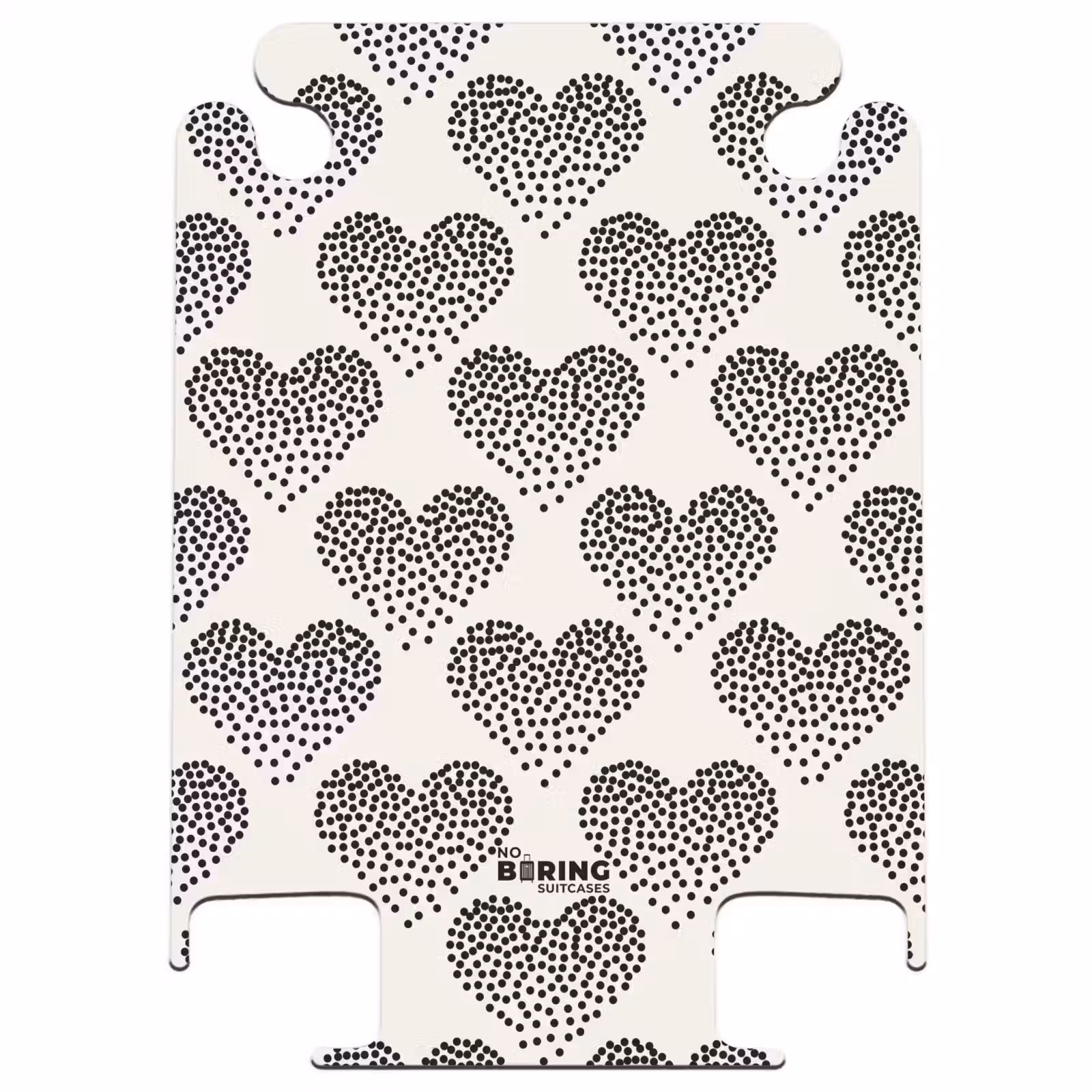CaseSwap - Valentin dots heart pattern black — 1