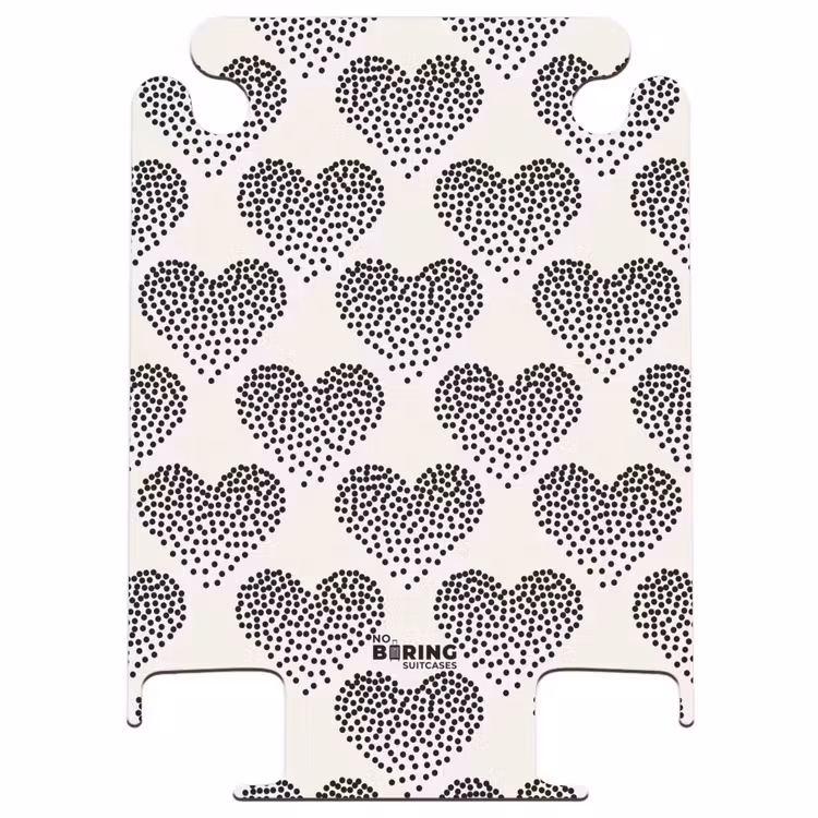 CaseSwap - Valentin dots heart pattern black — 1