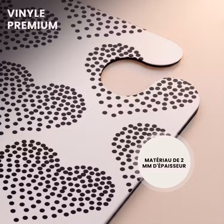 CaseSwap - Valentin dots heart pattern black — 5