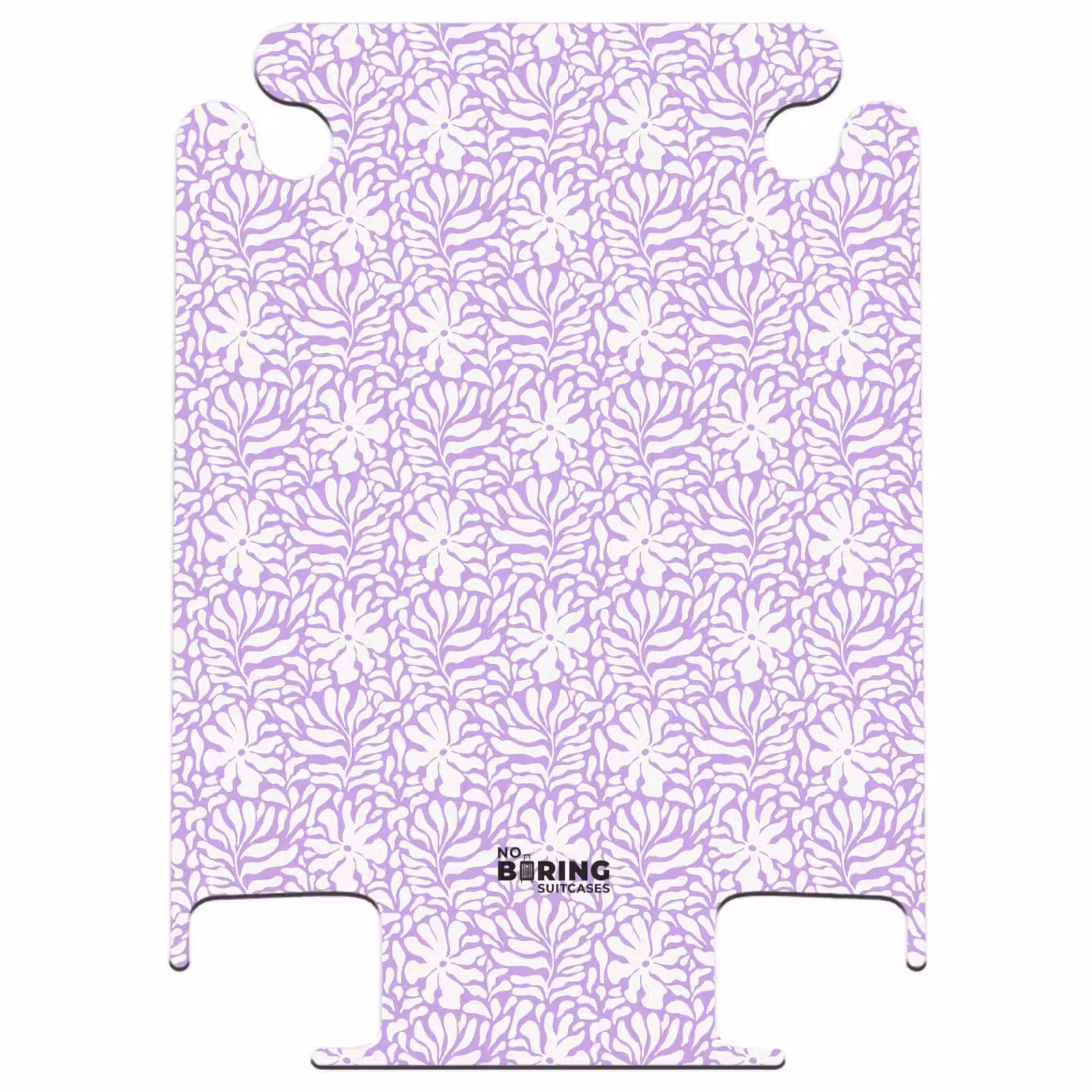CaseSwap - Fleurs et feuilles sur fond violet — 1