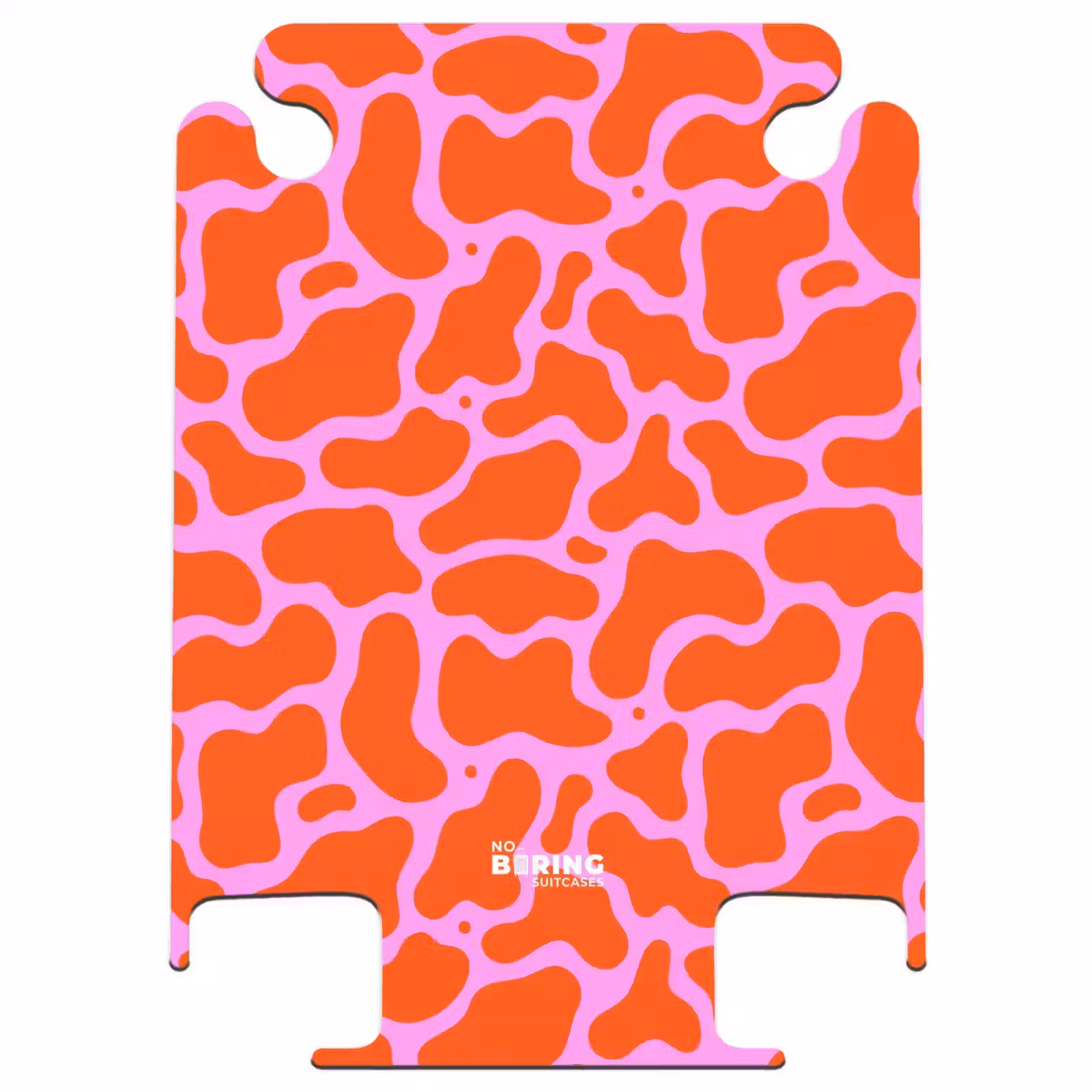 CaseSwap - Motif organique en rouge et rose — 1