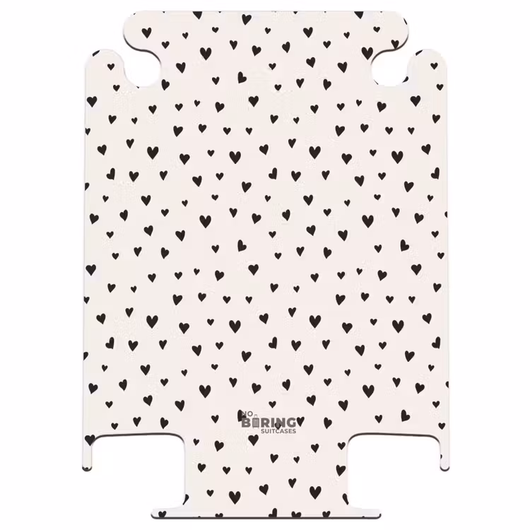 CaseSwap™ - Coeurs de la Saint-Valentin à motifs dispersés noir — 1