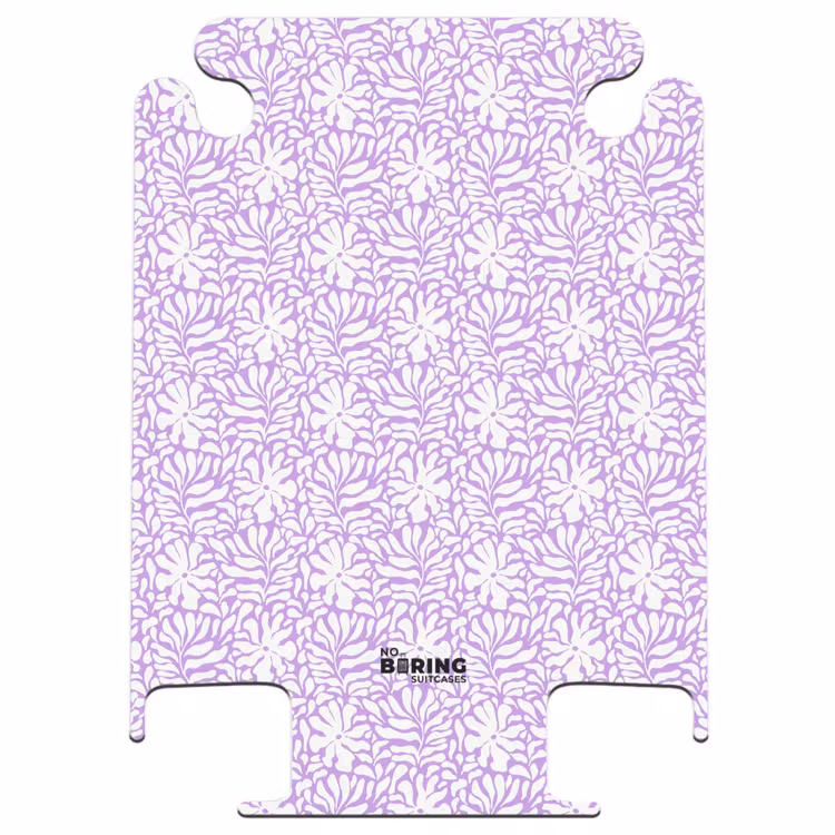 CaseSwap - Fleurs et feuilles sur fond violet — 1
