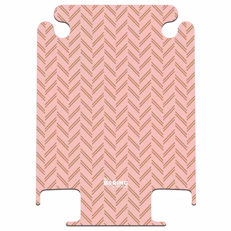 CaseSwap™ - Motif à chevrons avec des nuances de rose et de brun — 1