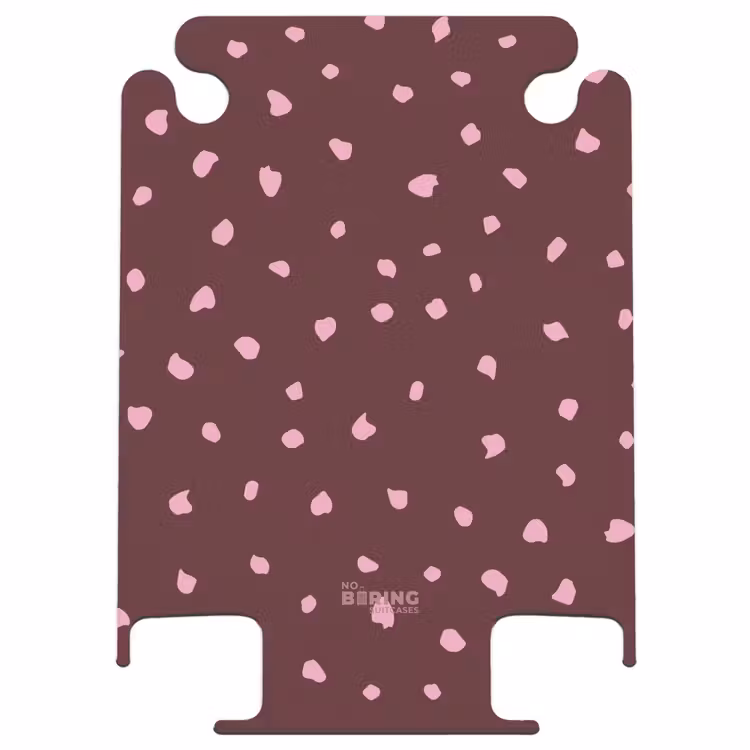 CaseSwap - Taches roses sur fond bordeaux — 1