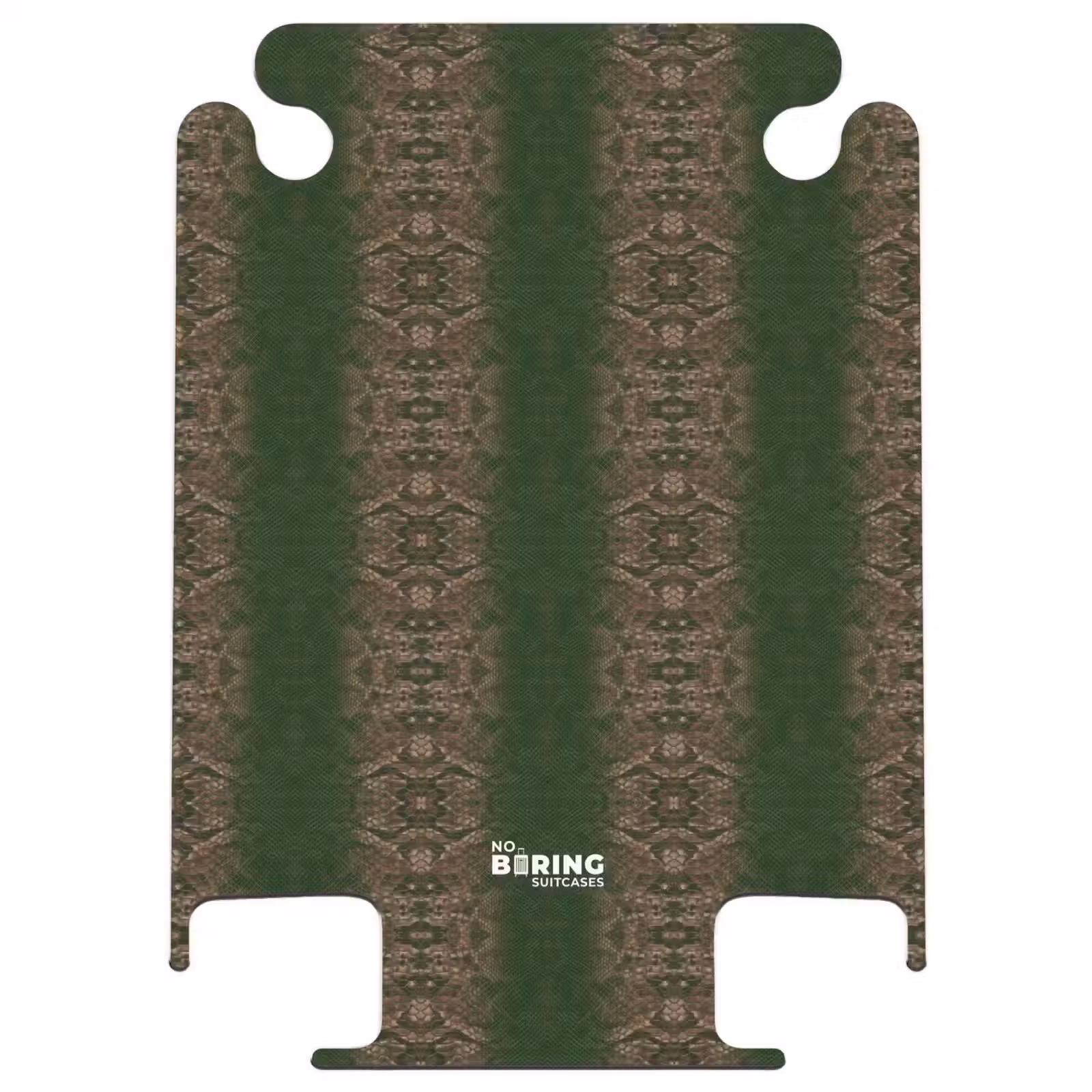 CaseSwap - Peau de serpent brun foncé avec structure symétrique en écailles — 1