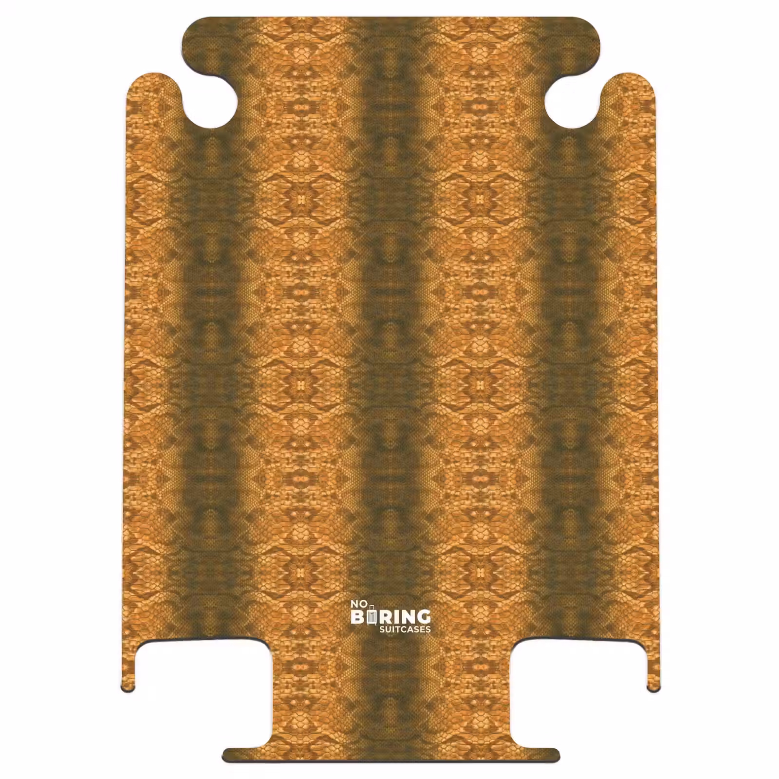 CaseSwap™ - Peau de serpent orange avec structure en écailles symétriques — 1