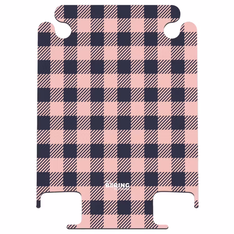 CaseSwap™ - Motif de damier en rose et noir — 1