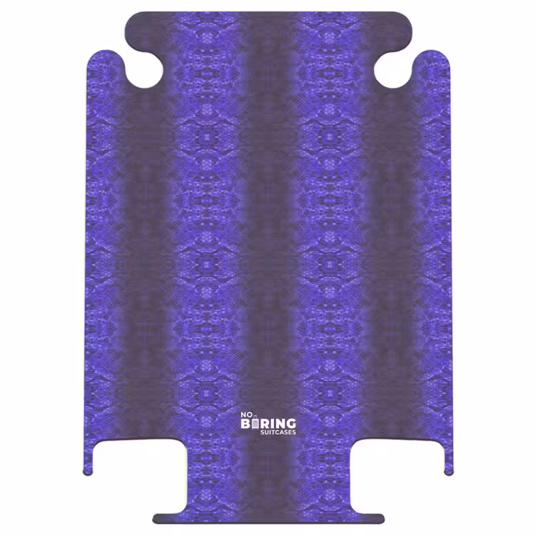 CaseSwap™ - Peau de serpent bleu violet avec structure en écailles symétriques — 1
