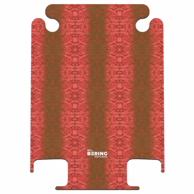 CaseSwap™ - Peau de serpent d'un rouge profond avec une structure en écailles symétriques — 1