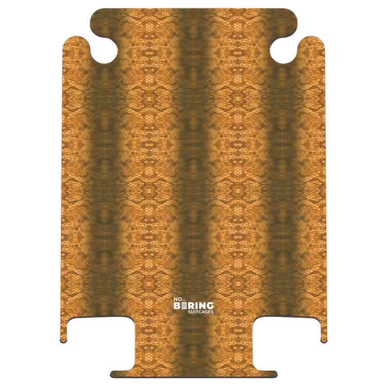 CaseSwap™ - Peau de serpent orange avec structure en écailles symétriques — 1