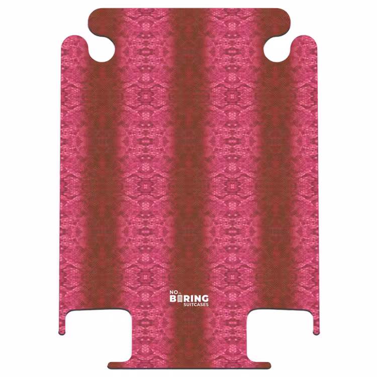 CaseSwap - Peau de serpent rose vif avec structure en écailles symétriques — 1