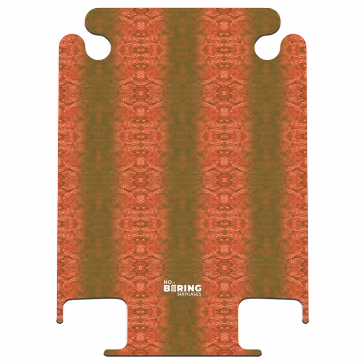 CaseSwap™ - Peau de serpent rouge-vert avec structure en écailles symétriques — 1