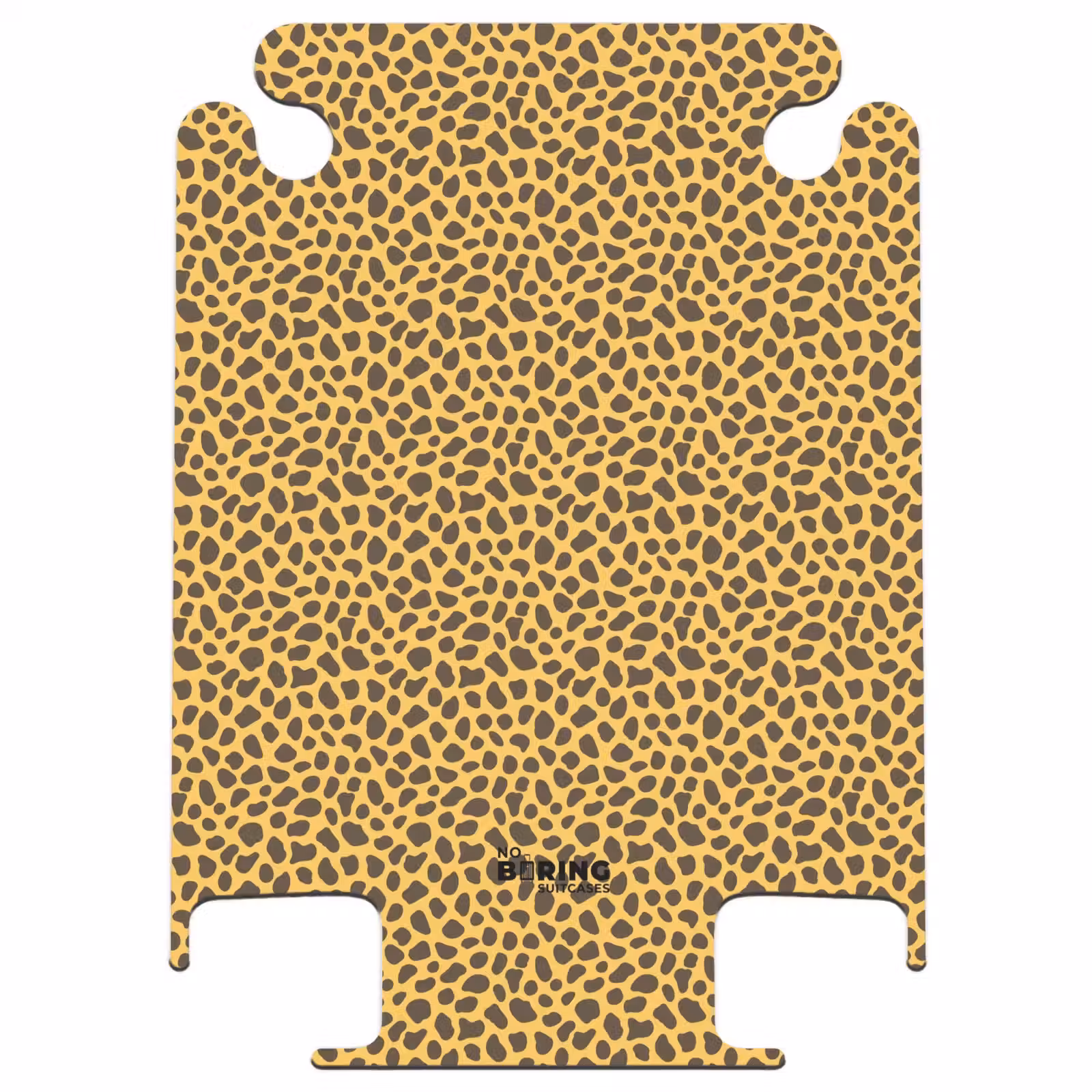 CaseSwap™ - Fond jaune avec motif léopard dense — 1