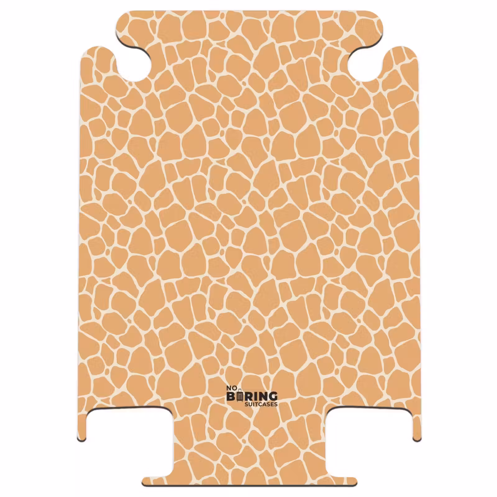 CaseSwap - Motif d'impression de girafe en orange et beige — 1