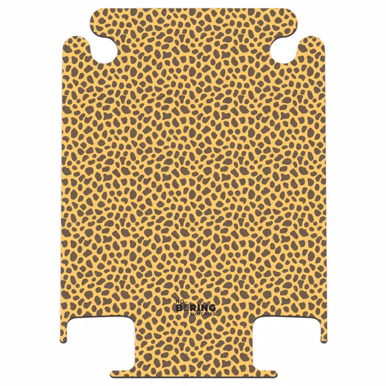 CaseSwap™ - Fond jaune avec motif léopard dense — 1