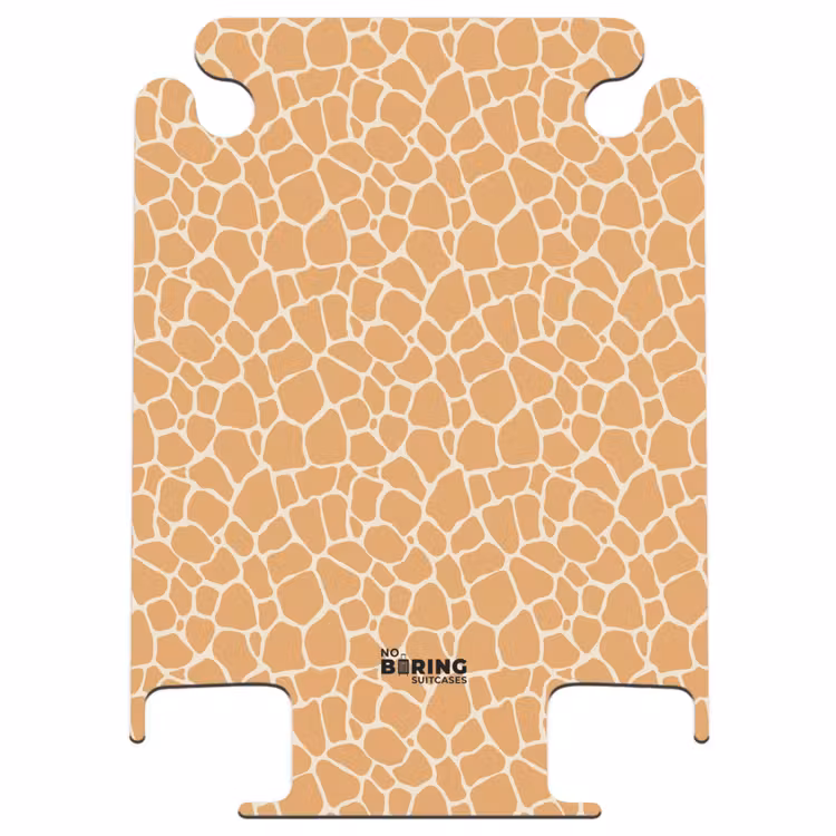 CaseSwap - Motif d'impression de girafe en orange et beige — 1
