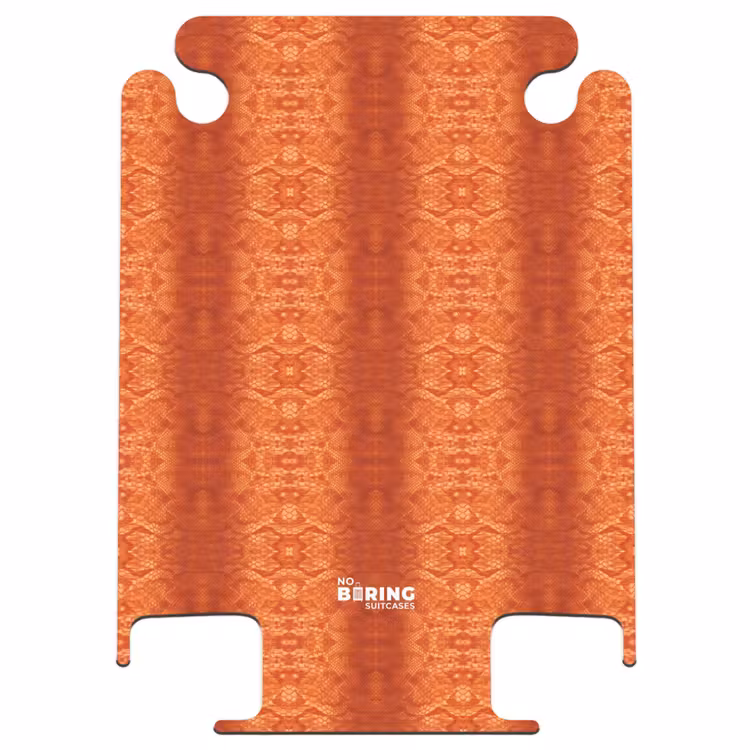 CaseSwap™ - Peau de serpent orange avec structure en écailles symétriques — 1