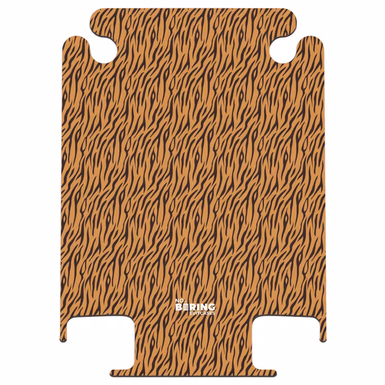 CaseSwap - Rayures tigrées orange avec motif fluide — 1