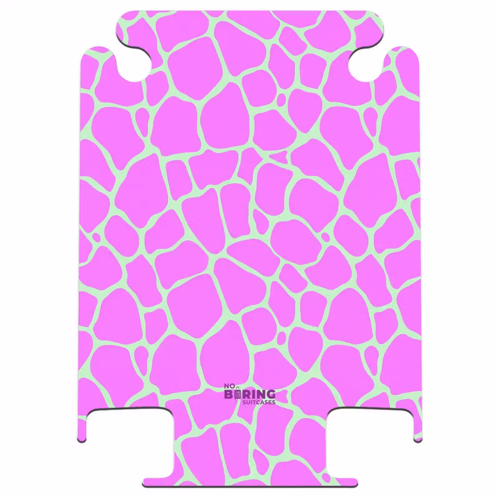 CaseSwap™ - Imprimé girafe en vert clair et violet — 1