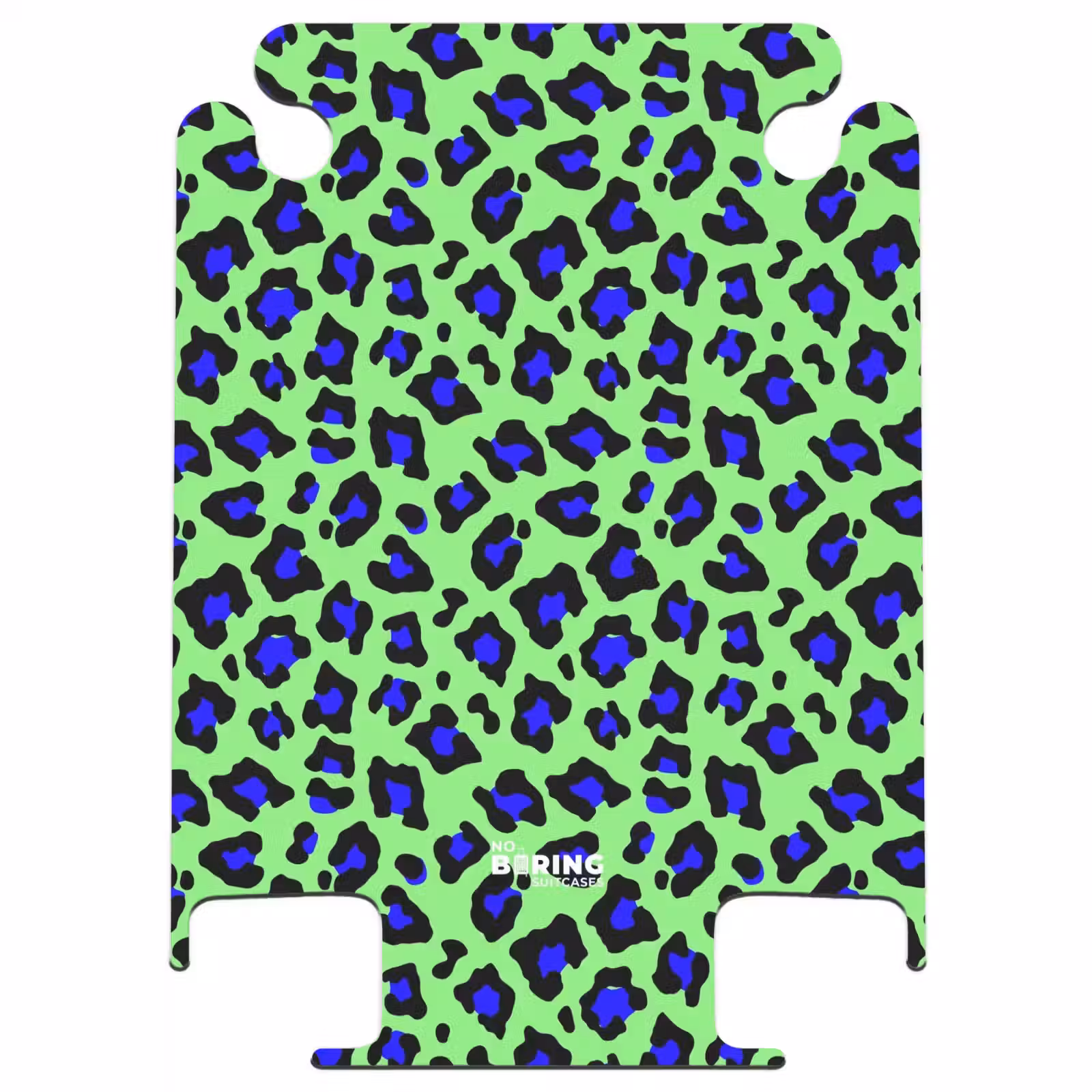 CaseSwap™ - Motif de cheval bleu oignon sur fond vert — 1