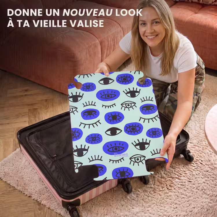 CaseSwap - Motif de l'œil en bleu et noir — 3