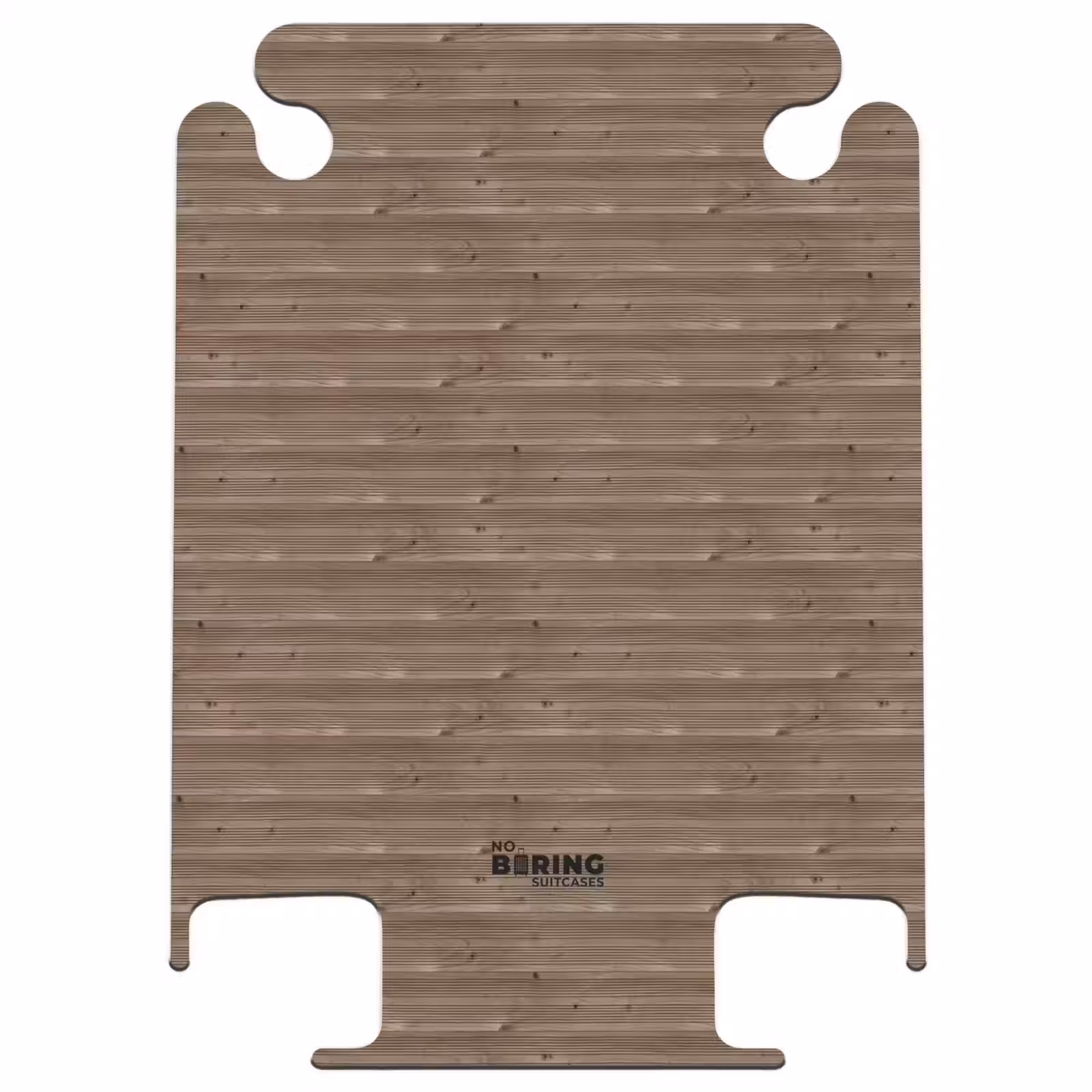 CaseSwap™ - Bois brun à grain fin et horizontal — 1