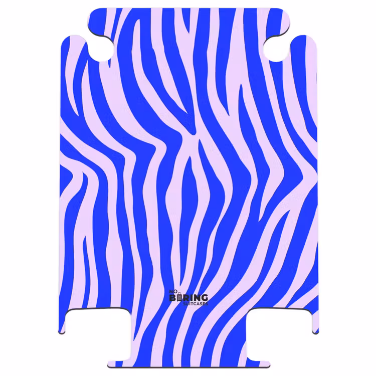 CaseSwap - Motif zébré bleu et lilas — 1