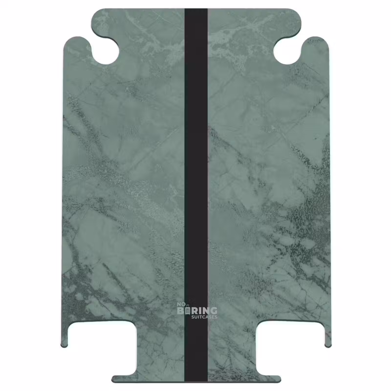 CaseSwap™ - Aspect marbre vert avec bande verticale noire — 1