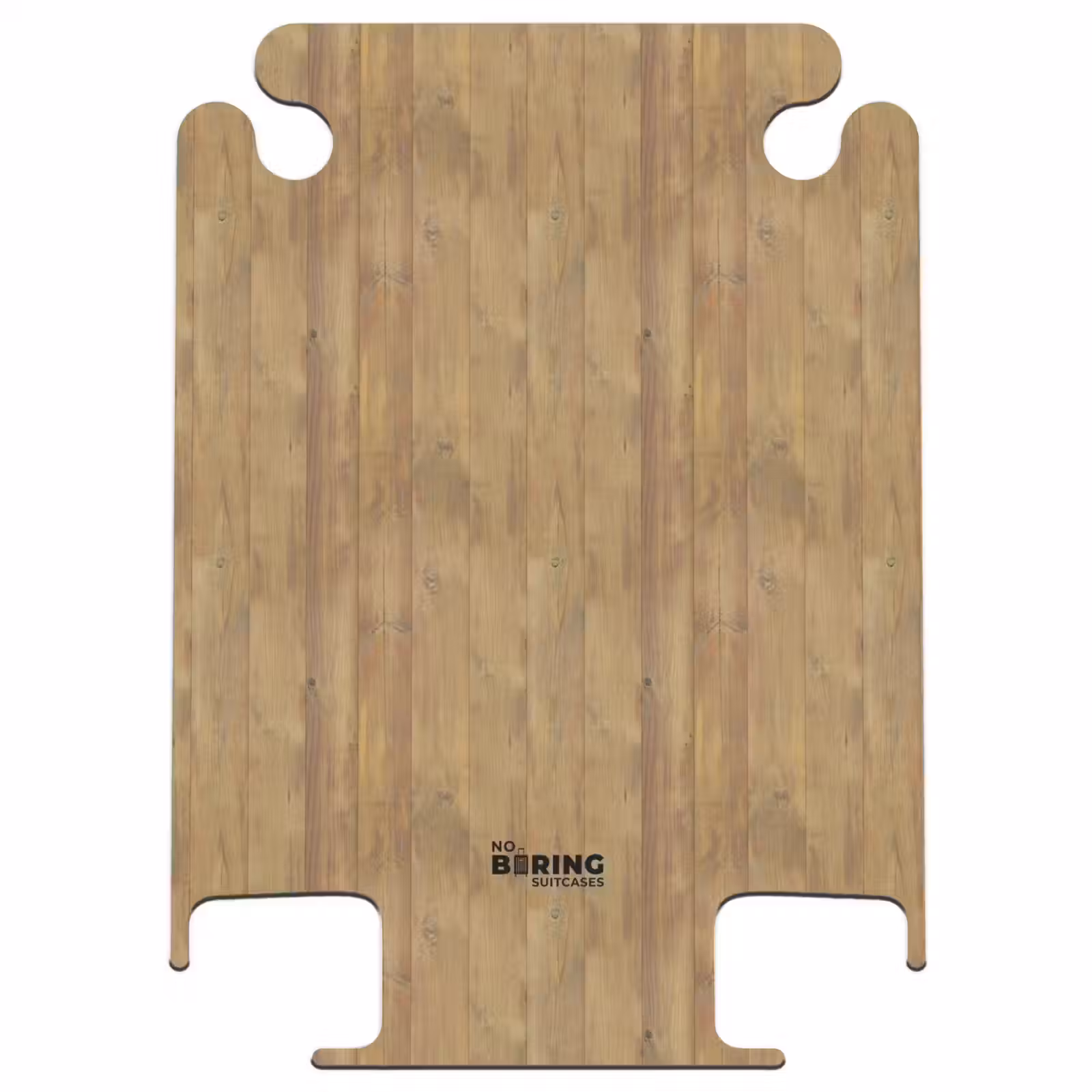 CaseSwap - Planches en bois jaune clair avec des accents et des nœuds rouges — 1