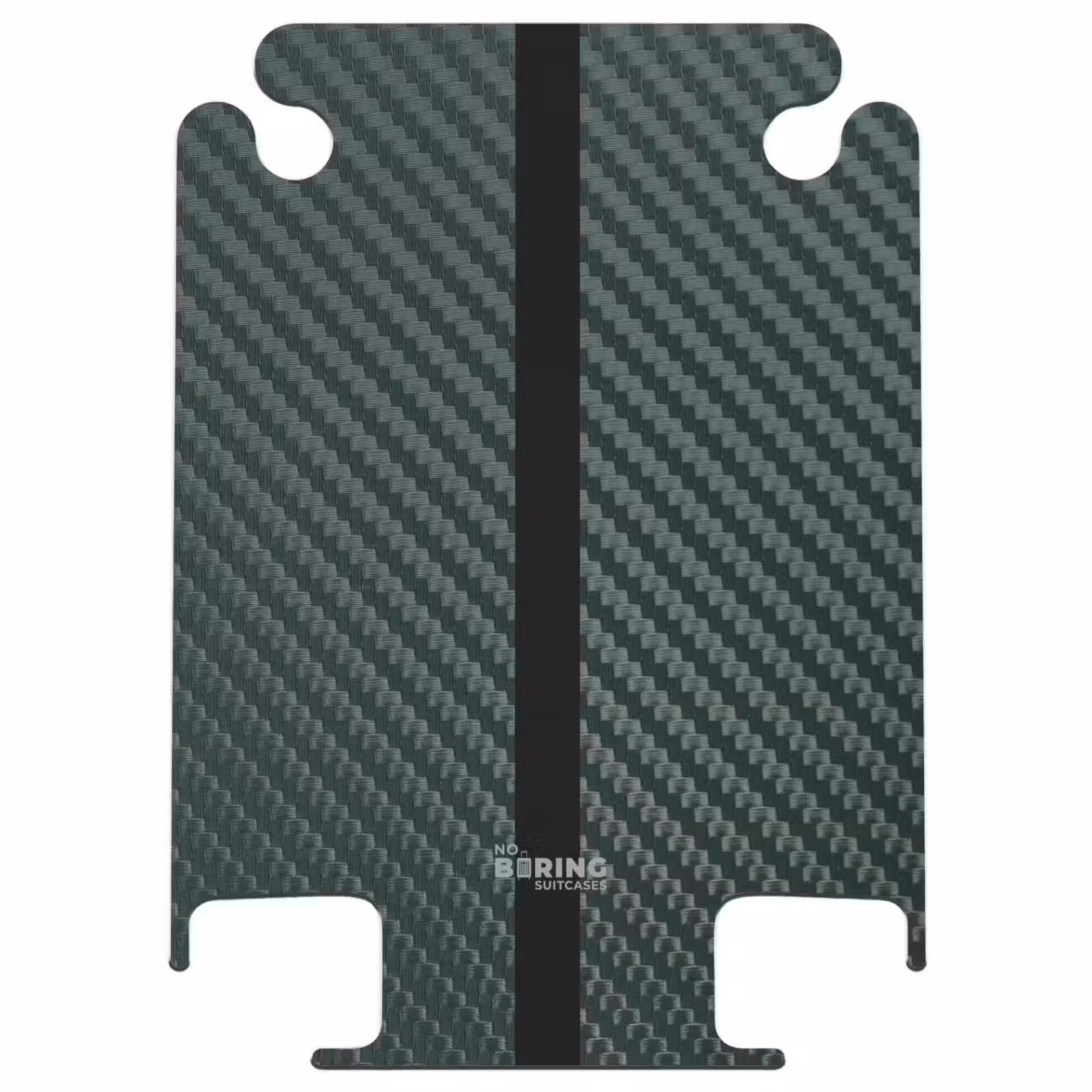 CaseSwap - Structure en carbone vert avec bande centrale noire — 1