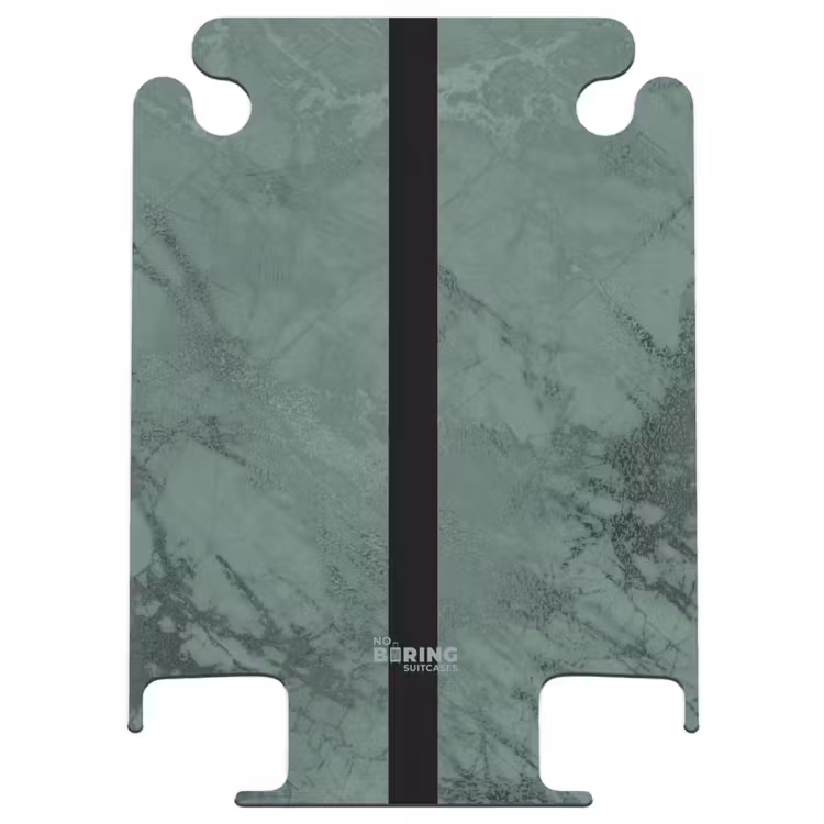 CaseSwap™ - Aspect marbre vert avec bande verticale noire — 1