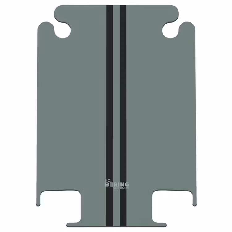 CaseSwap™ - Fond vert avec double bande verticale noire — 1
