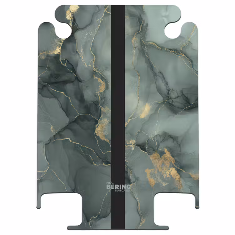 CaseSwap™ - Texture de marbre vert avec accents dorés — 1