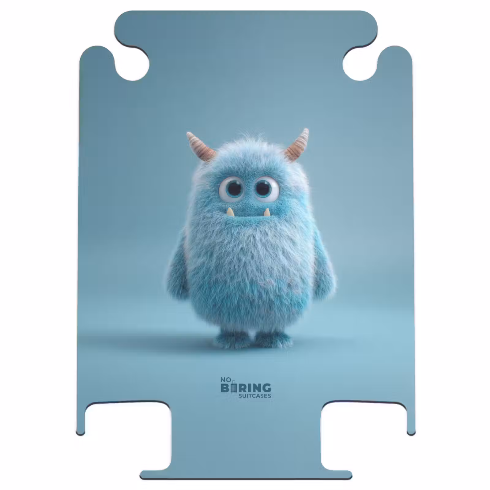 CaseSwap™ - Monstre bleu sur fond bleu — 1