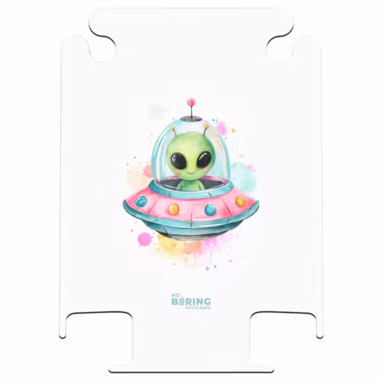 CaseSwap™ - Alien dans un ovni coloré — 1